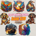 2025 Top 7 Wooden Puzzles Bundle in One Package